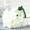 5 Pcs White Hydrangea Artificial Flowers Faux Hydrangea Flowers with Stems Full Heads Silk Fake Hydrangea Flowers for Wedding Bouquet Home Party Decor Centerpieces Floral Arrangements